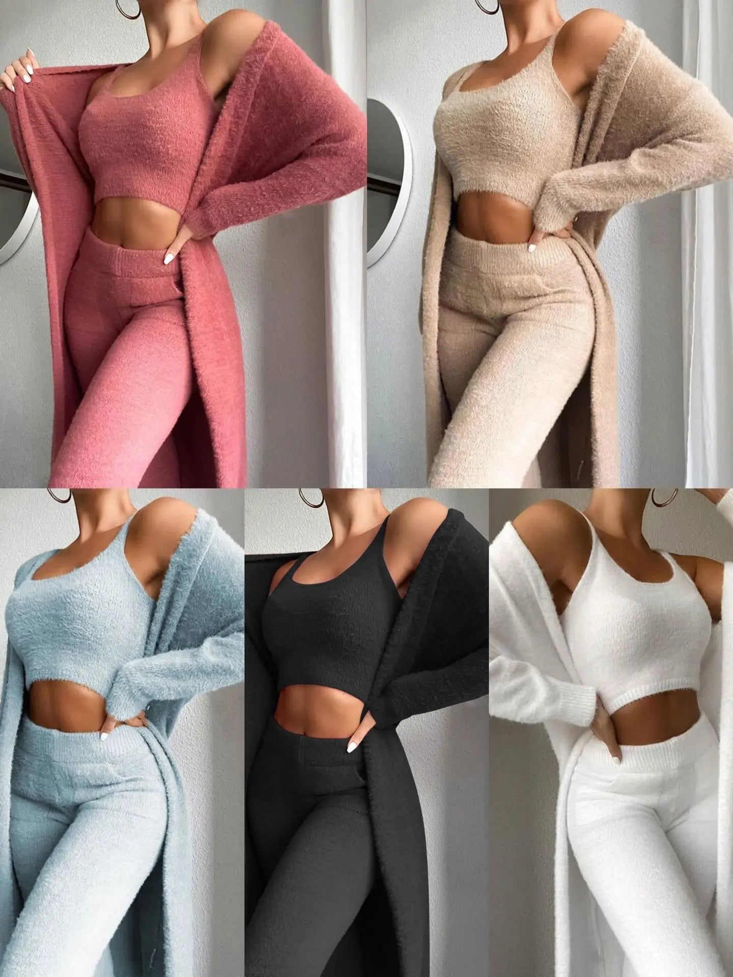Women's 3PC Soft Loungewear Set